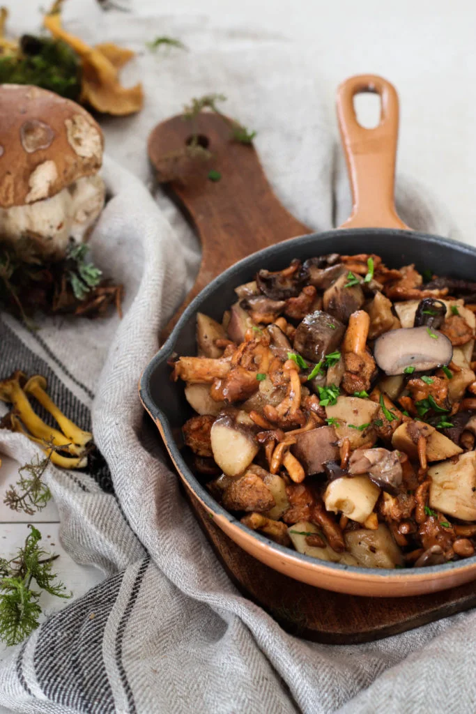 Image de couverture - Recette - poêlée de champignons