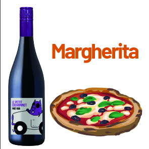Accords mets et vin Margherita