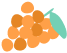 Pictogramme raisin orange